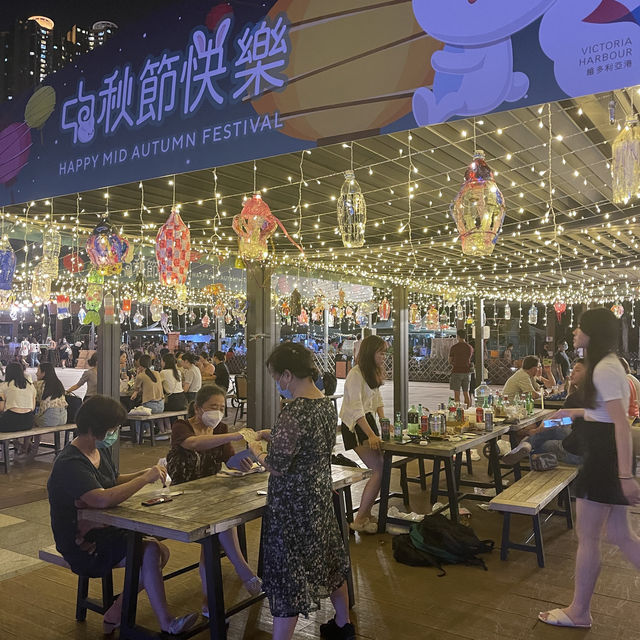 卑路乍灣海濱長廊#堅農中秋夜市