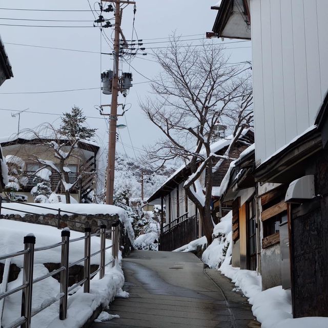 超唯美雪景雪景｜藏王溫泉街