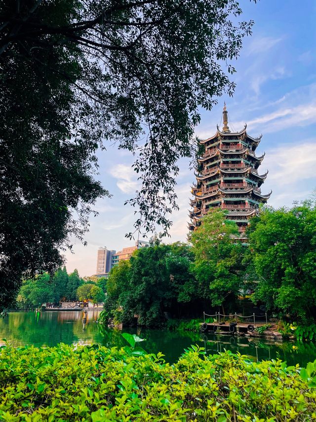 Sun and Moon Pagodas, Guilin🌿🌱