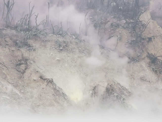 印尼萬隆 卡瓦普定火山湖