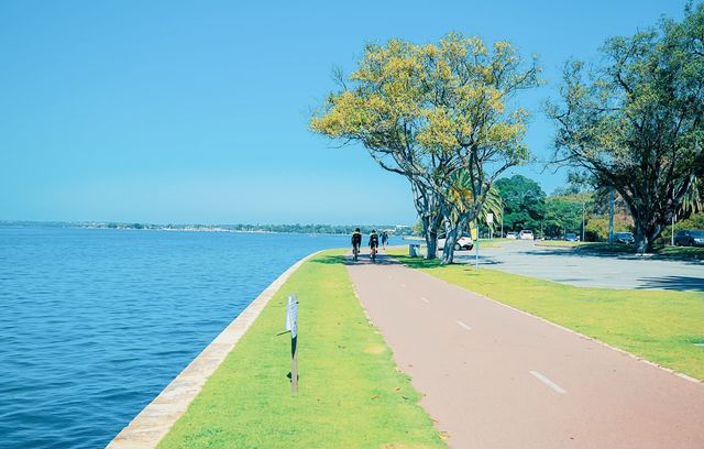 Perth's leisurely time.