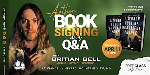Book Signing + Q&A with Britian Bell | Viandel Vineyard
