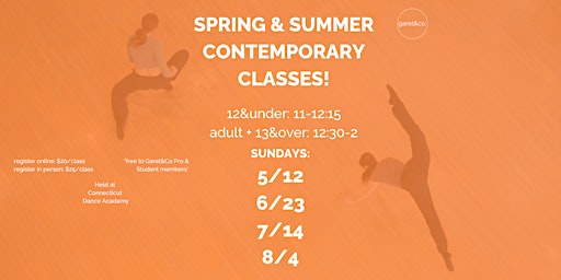 Garet&Co Open Sunday Classes | Connecticut Dance Academy