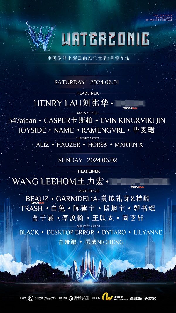 2024 WATERZONIC 水縱橫超級音樂節｜演唱會 | 七彩雲南歡樂世界1號停車場