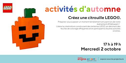 La lanterne LEGO & les activités d'Halloween à Bureau en Gros Des Sources | Bureau en Gros Des Sources Magasin 77