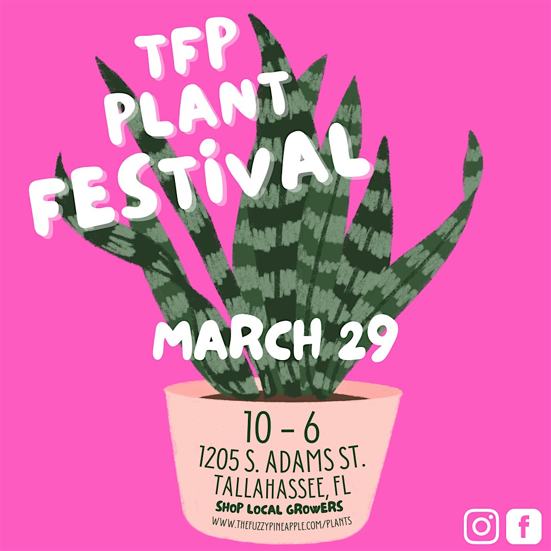 TFP PLANT FESTIVAL SHOP LOCAL SHOP SMALL | The Fuzzy Pineapple