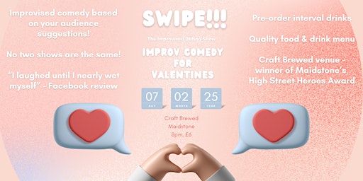 Swipe!!! The Improvised Valentines Comedy Show! | Craft Brewed
