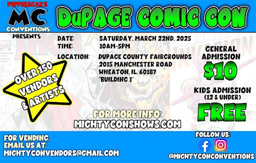 Dupage Comic Con | DuPage Event Center & Fairgrounds