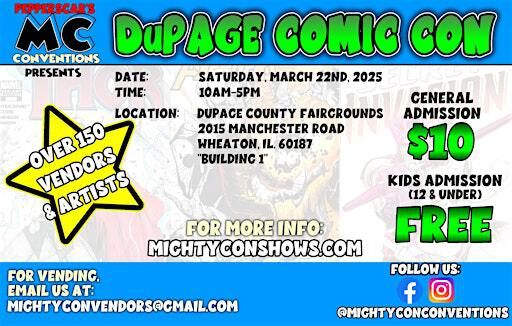 Dupage Comic Con | DuPage Event Center & Fairgrounds