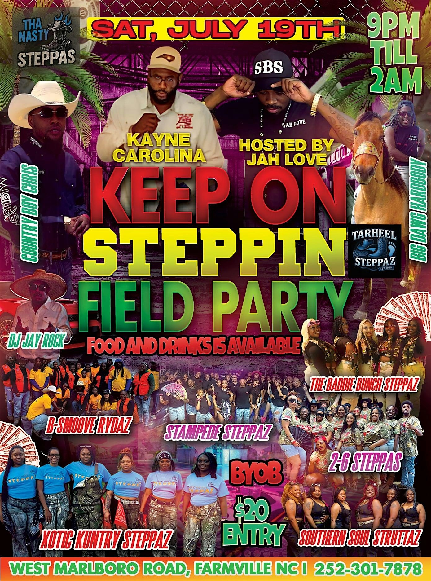 keep on Steppin Field Party | West Marlboro Road