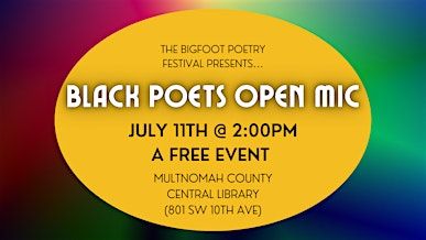 Black Poets Open Mic | Multnomah County Central Library