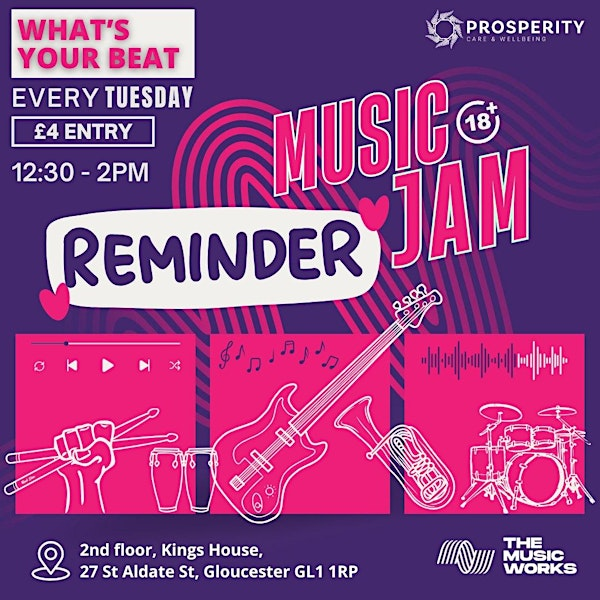 Music jam | The Music Works - Gloucester Hub