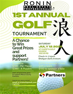 1st Annual RONIN Rally Charity Golf Tournament | Chipeta Golf Course