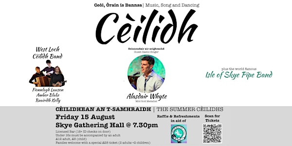 Cèilidhean an t-Samhraidh - Cèilidh an Lùnastail | Skye Gathering Hall