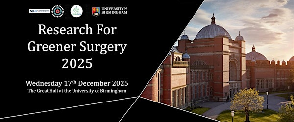 Research for Greener Surgery 2025 | The Great Hall