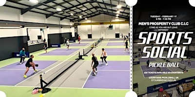 Men’s Prosperity Club: Pickleball Social | Courtside Pickleball