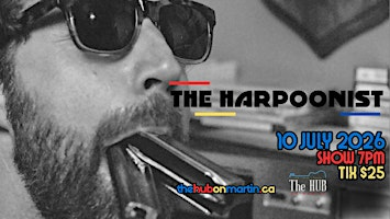 Live music @ The Hub On Martin featuring- The Harpoonist | The Hub on Martin