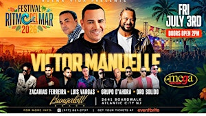 Festival Ritmo Del Mar: Victor Manuelle En Vivo en Atlantic City | Atlantic City
