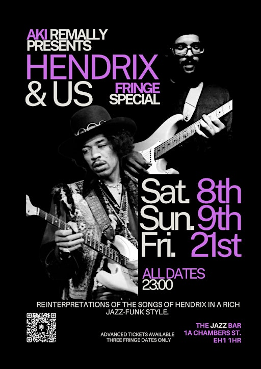 Fringe Special: Hendrix and Us (jazzfunk/rock) | The Jazz Bar