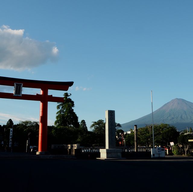 【静岡】富士山が見える神社　浅間大社