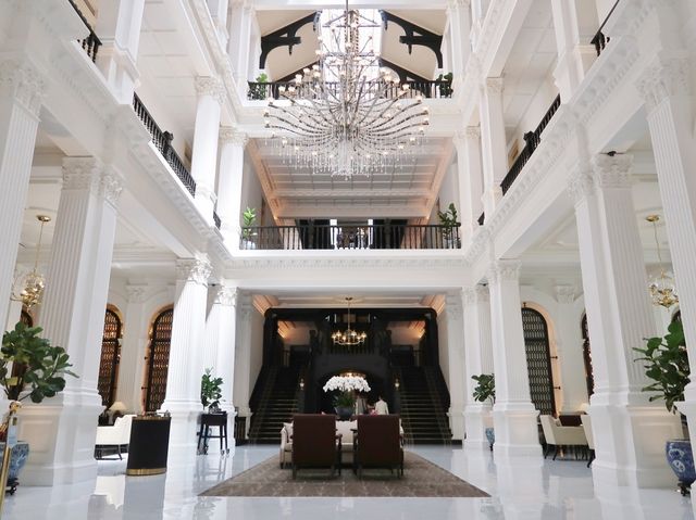 The Grand Lobby at Raffles Hotel Singapore