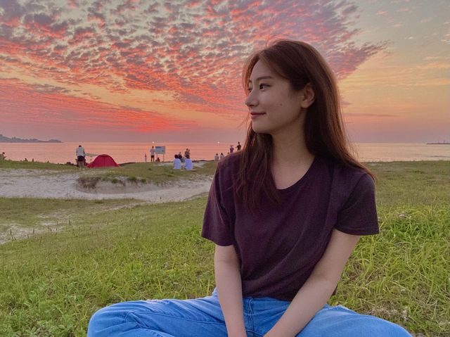 제주 서쪽 노을 명소! 협재 해수욕장🌴
