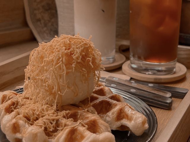 사진찍기 좋은 부평 평리단길 크로플 맛집✨카페 옥🧡