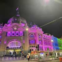 Nice view in Flinders Station Melbourne 