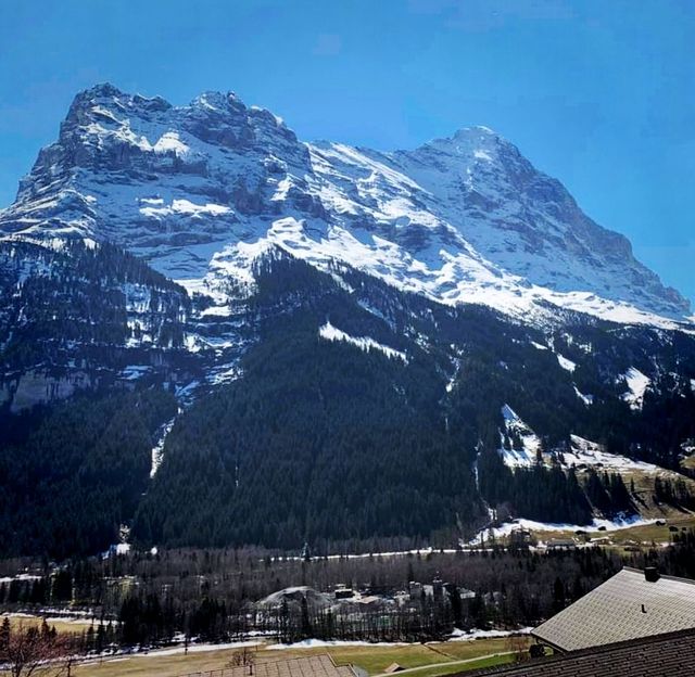 Grindelwald village in Switzerland 