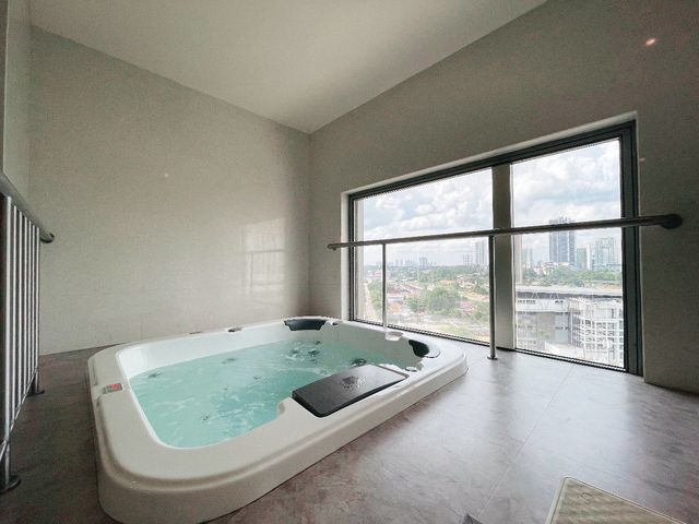 Soak in a warm jacuzzi