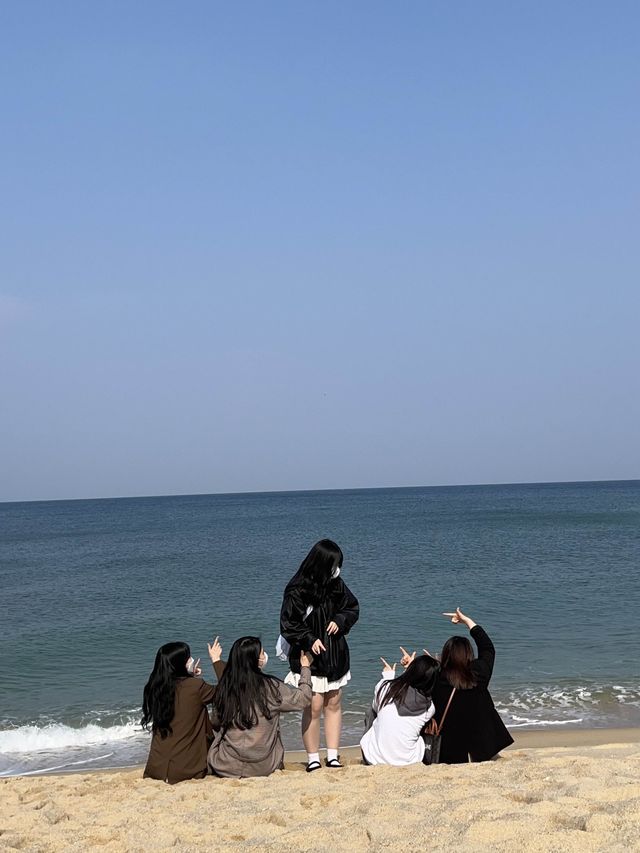 💫친구들과 힐링 사진 찍기 좋은 강릉 강문해변💫