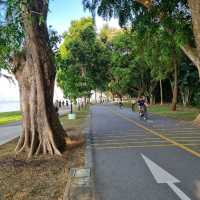 Cycling At East Coast Park