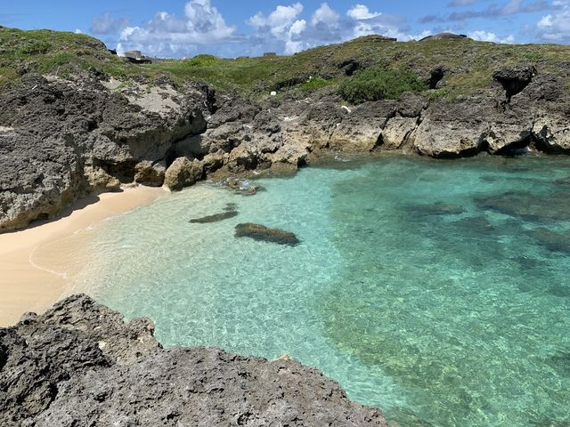 沖縄　離島旅行　日本最西端　与那国島の四畳半ビーチに感動❗️