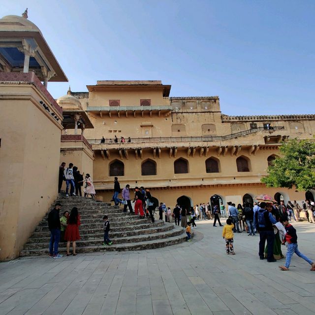 Another day at the Magnificent Amer Fort 