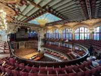 巴塞羅那加泰隆尼亞音樂宮 古典建築與音樂的享受