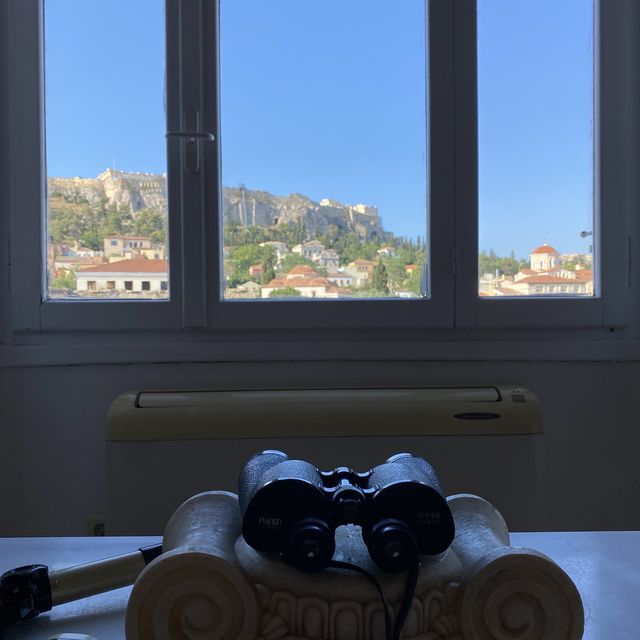 Acropolis view- bonus Hadrian’s library