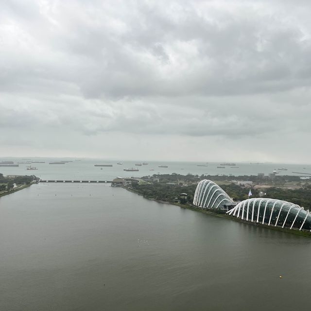 Aerial view of Marina Bay Singapore