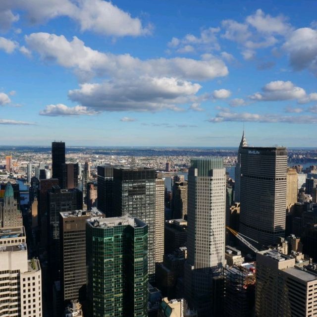 🇺🇸뉴욕 멤파이어스테이트 빌딩을 제대로 볼 수 있는 곳 록펠러 센터(rockefeller center)전