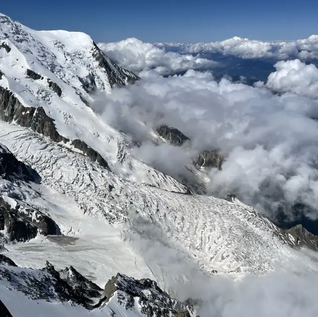 Mountain Top, Cloud and Snow