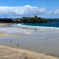 What a great beach in Newquay, England