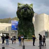 The Puppy near the Guggenheim museum