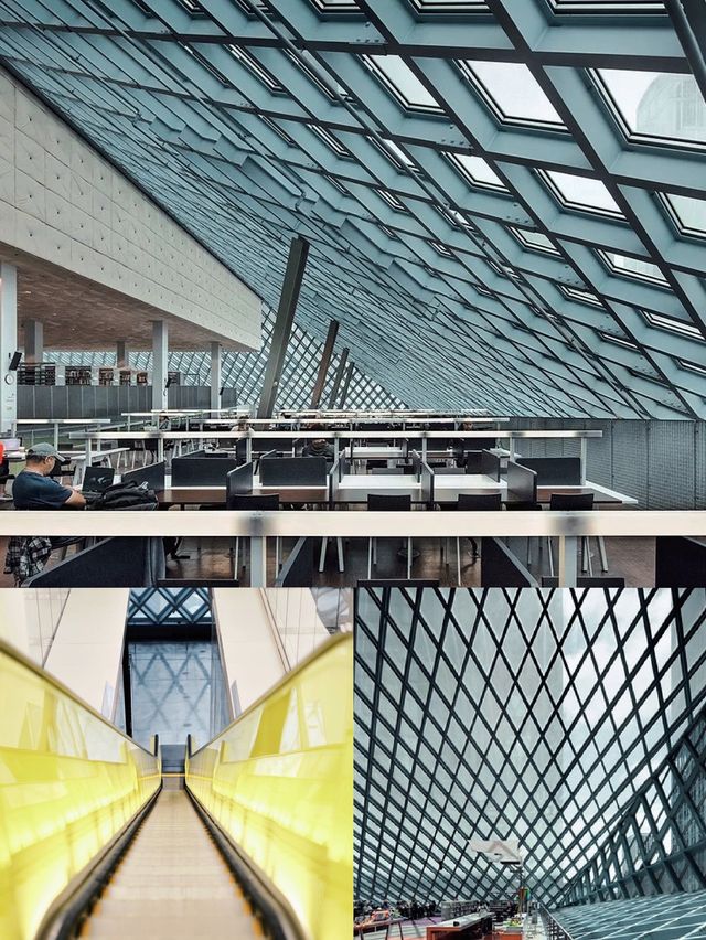 Seattle Central Library - flattened soda can?