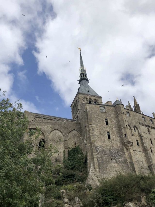 Mont Saint-Michel, the sacred mountain of France.