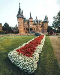 The largest and most beautiful castle in the Netherlands, the Neo-Gothic De Haar Castle.