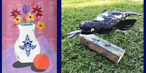 Kid's Holiday Art: Still Life Painting + Papier Mache Sculpture | Paintbox Art School