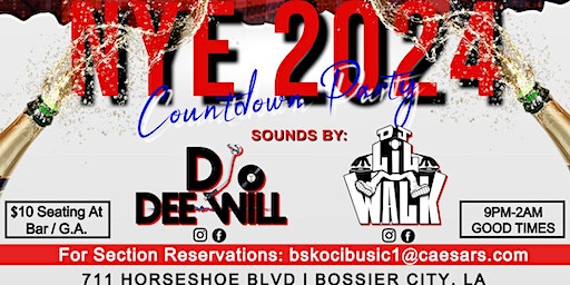 NYE Party At Horseshoe Casino in Bossier City! | Horseshoe Bossier City