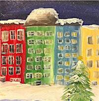 Urban Christmas Paint and Sip | The Heart Gallery Paint and Sip