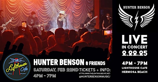 Hunter Benson and Friends Saturday Daytime Show | The Lighthouse Cafe