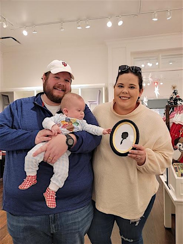Pottery Barn Kids (Indianapolis, IN) Hosts Silhouette Artist Chris Casey | Pottery Barn Kids