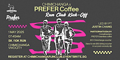 Chimichanga x PREFER Coffee: Run Club Kick-Off | Chimichanga VivoCity